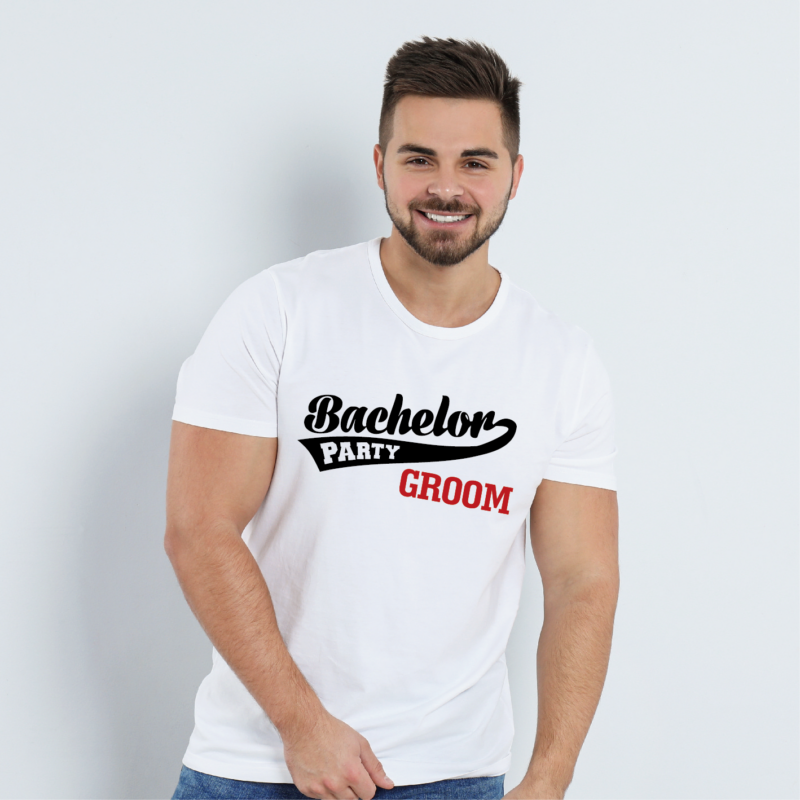 Bachelor Party GROOM | grafikás férfi póló