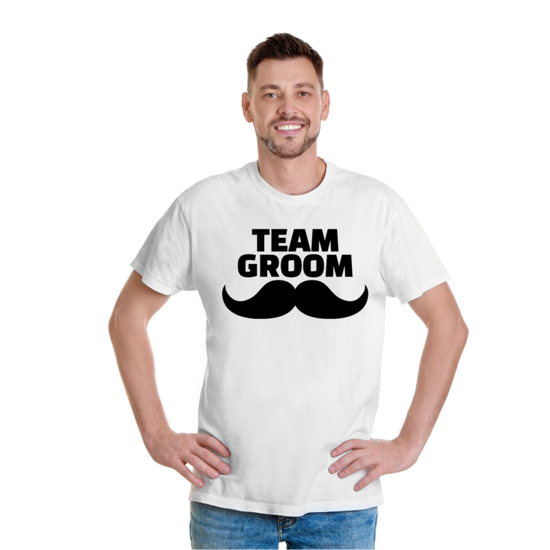 TEAM GROOM | grafikás férfi póló