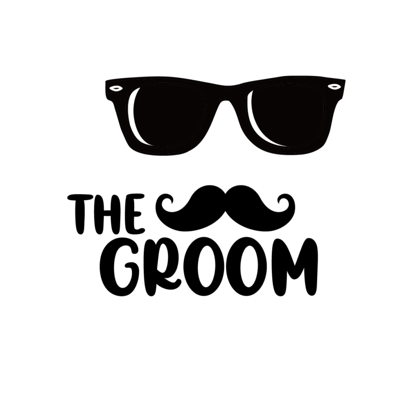 THE GROOM napszemüveges | grafikás férfi póló