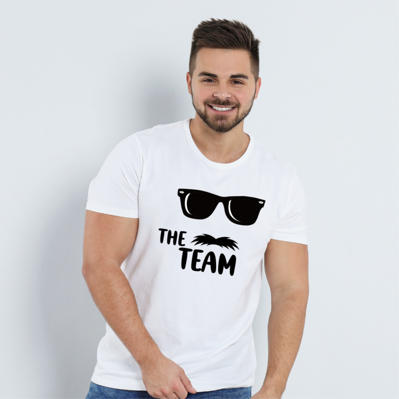 THE TEAM napszemüveges | grafikás férfi póló