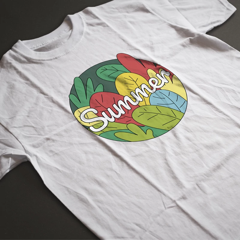 Summer | grafikás férfi pamutpóló